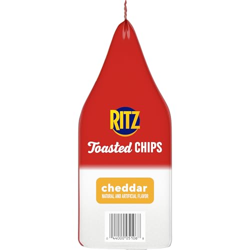 RITZ Toasted Chips Sour Cream and Onion Crackers, Party Snacks, 8.1 oz