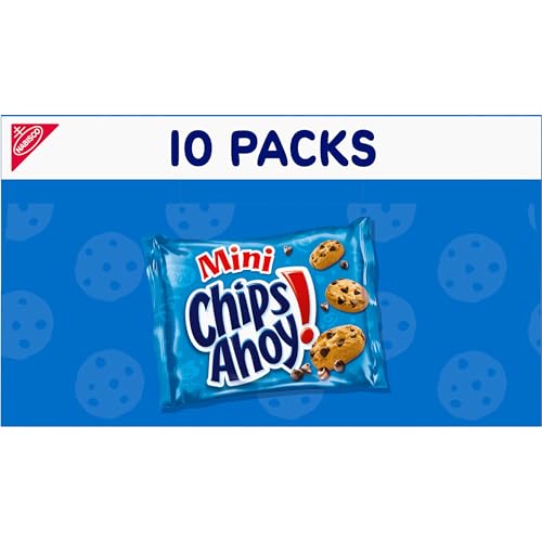 CHIPS AHOY! Mini Original Chocolate Chip Cookies, 10 Snack Packs