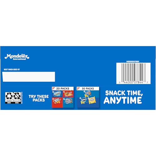 CHIPS AHOY! Mini Original Chocolate Chip Cookies, 10 Snack Packs