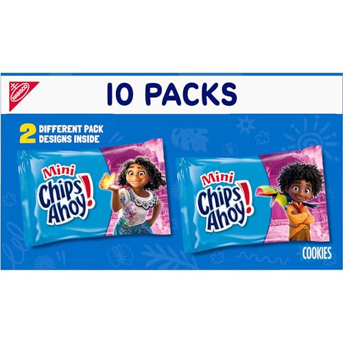 CHIPS AHOY! Mini Original Chocolate Chip Cookies, 10 Snack Packs