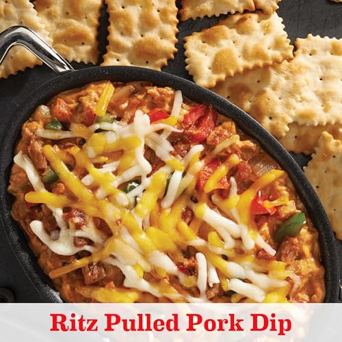 RITZ Toasted Chips Sour Cream and Onion Crackers, Party Snacks, 8.1 oz