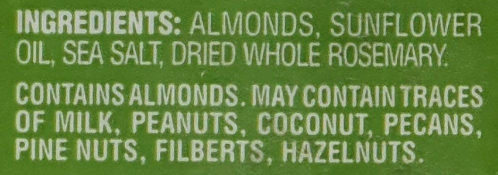 Trader Joe`s Roasted and Salted Marcona Almonds with Rosemary Net Wt. 6oz. (170g)
