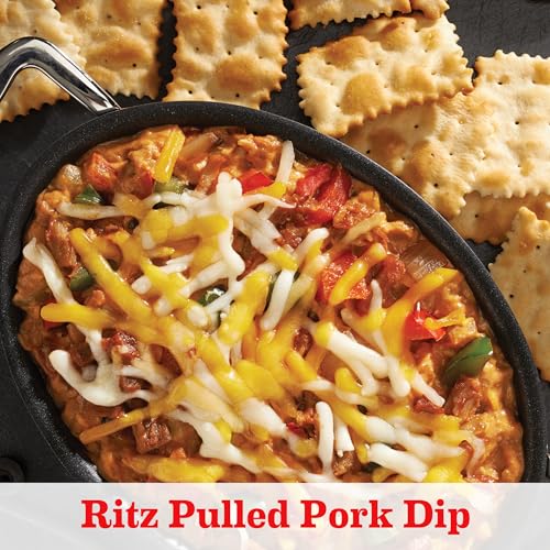 RITZ Toasted Chips Sour Cream and Onion Crackers, Party Snacks, 8.1 oz