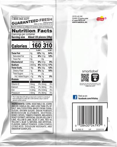 Fritos Twists Honey BBQ Flavored Corn Chips Bag, 9.25 Ounce