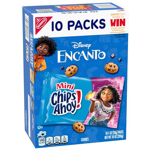 CHIPS AHOY! Mini Original Chocolate Chip Cookies, 10 Snack Packs