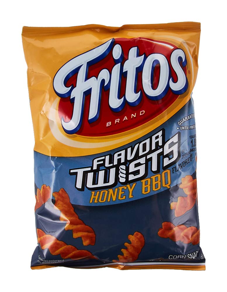 Fritos Twists Honey BBQ Flavored Corn Chips Bag, 9.25 Ounce