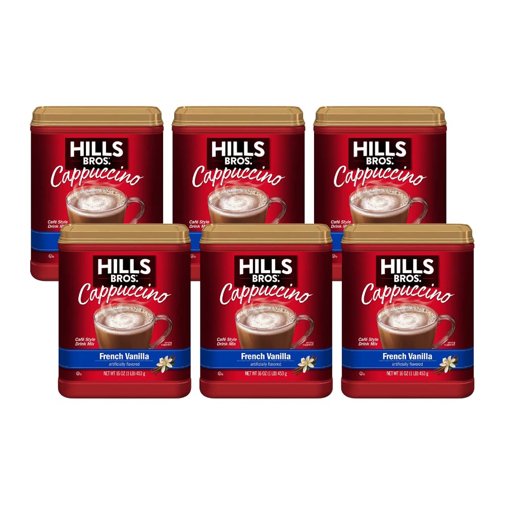 Hills Bros Cappuccino French Vanilla, 12 Ounce (Pack of 3)