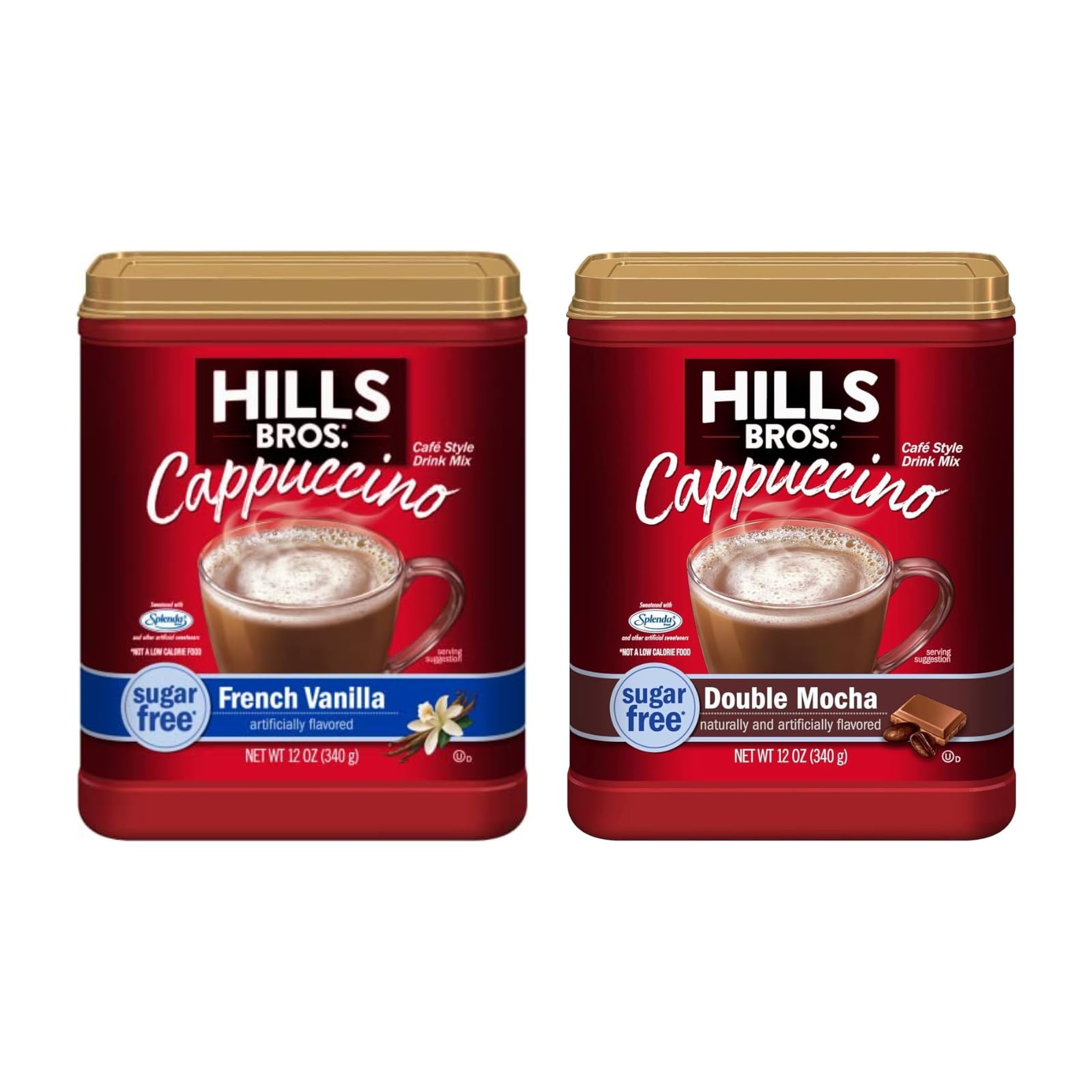 Hills Bros Cappuccino French Vanilla, 12 Ounce (Pack of 3)