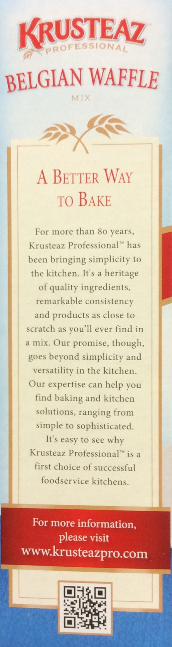 Krusteaz Light & Crispy Belgian Waffle Mix No Artificial Flavors, Colors, or Preservatives 28 Ounce (Pack of 2)