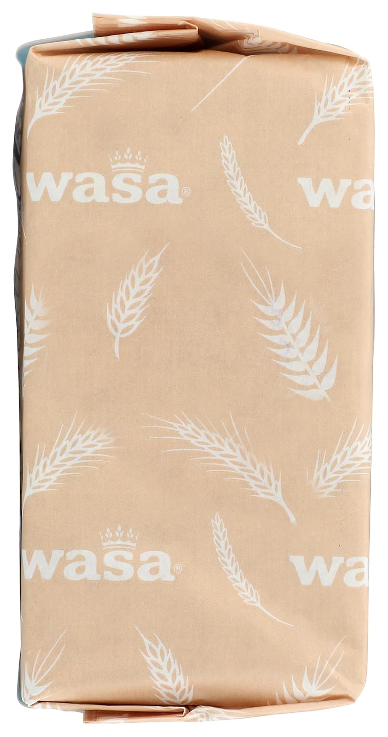 Wasa Light Rye Crispbread, 9.5 oz, Rye Crackers, Non-GMO Ingredients, Good Source of Fiber