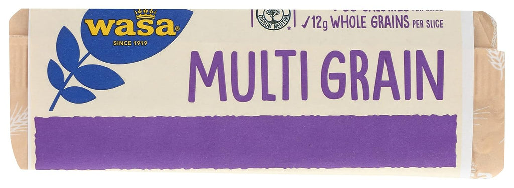 Wasa Multi Grain Crispbread, 9.7 oz, Crackers, Non-GMO Ingredients, Good Source of Fiber