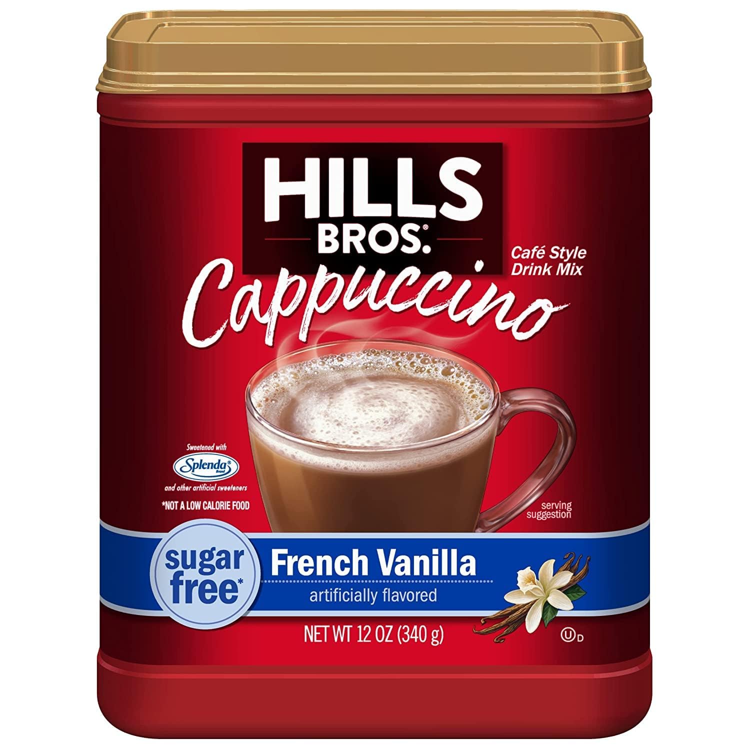 Hills Bros Cappuccino French Vanilla, 12 Ounce (Pack of 3)