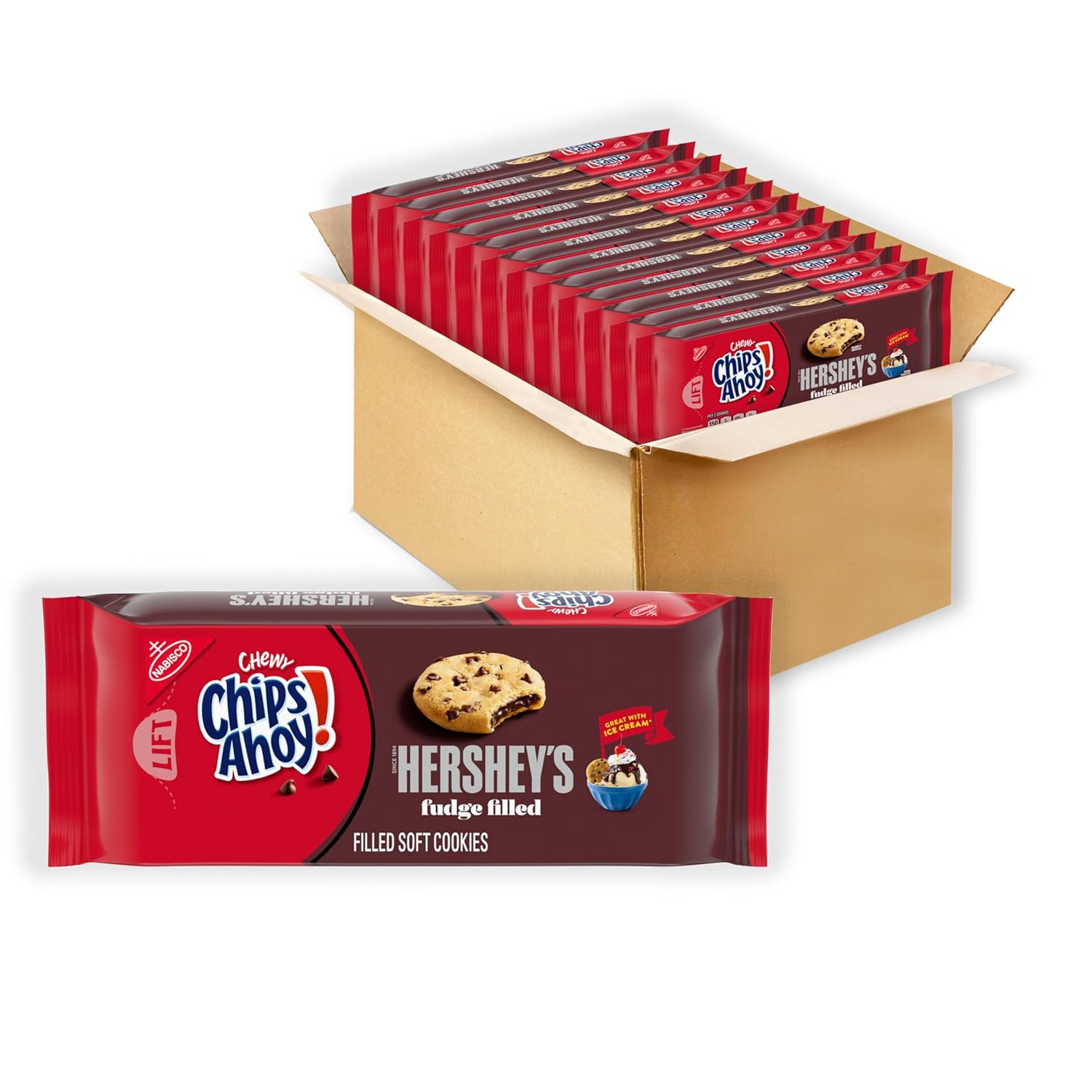 CHIPS AHOY! Hershey's Milk Chocolate Chip Cookies, 9.5 oz