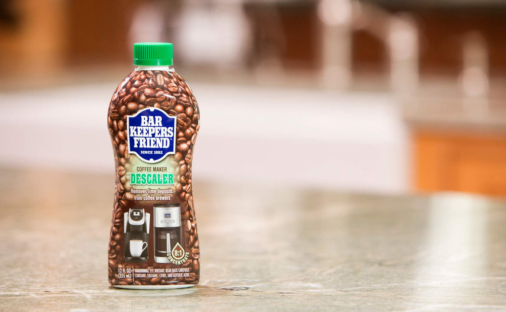 Bar Keepers Friend Coffee Maker Descaler (12 oz) - Removes Mineral Deposits from Espresso Makers and Automatic Drip and Single-Cup Coffee Makers