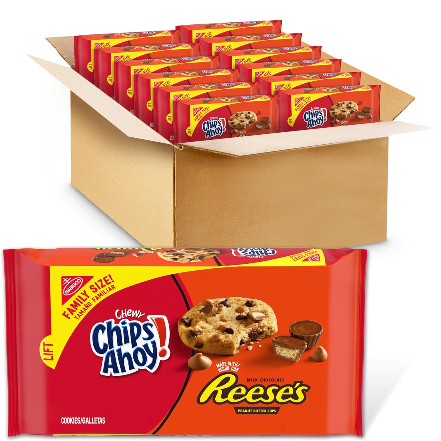 CHIPS AHOY! Hershey's Milk Chocolate Chip Cookies, 9.5 oz