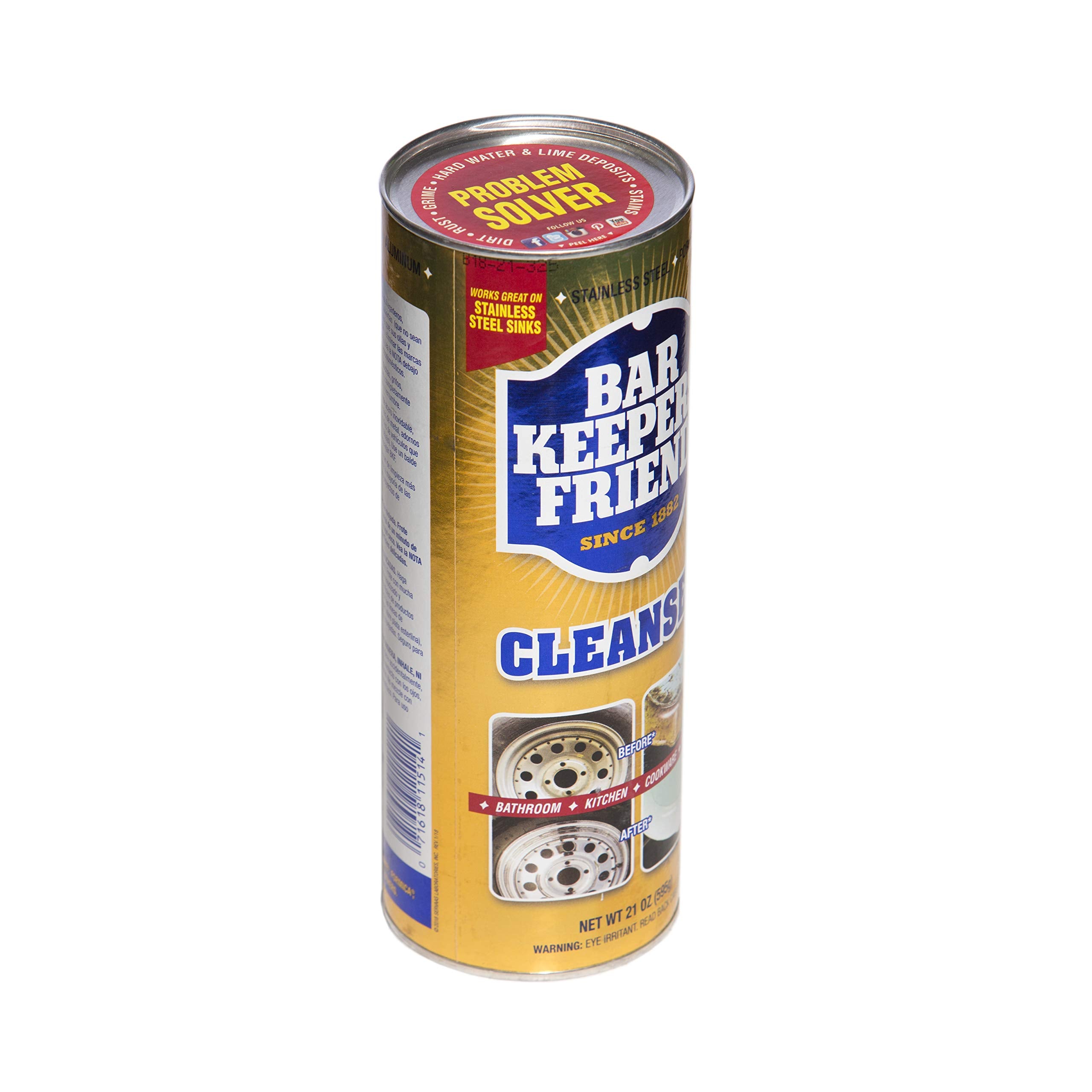 Bar Keepers Friend All-Purpose Cleaner & Polish 12 oz (Pack of 3)