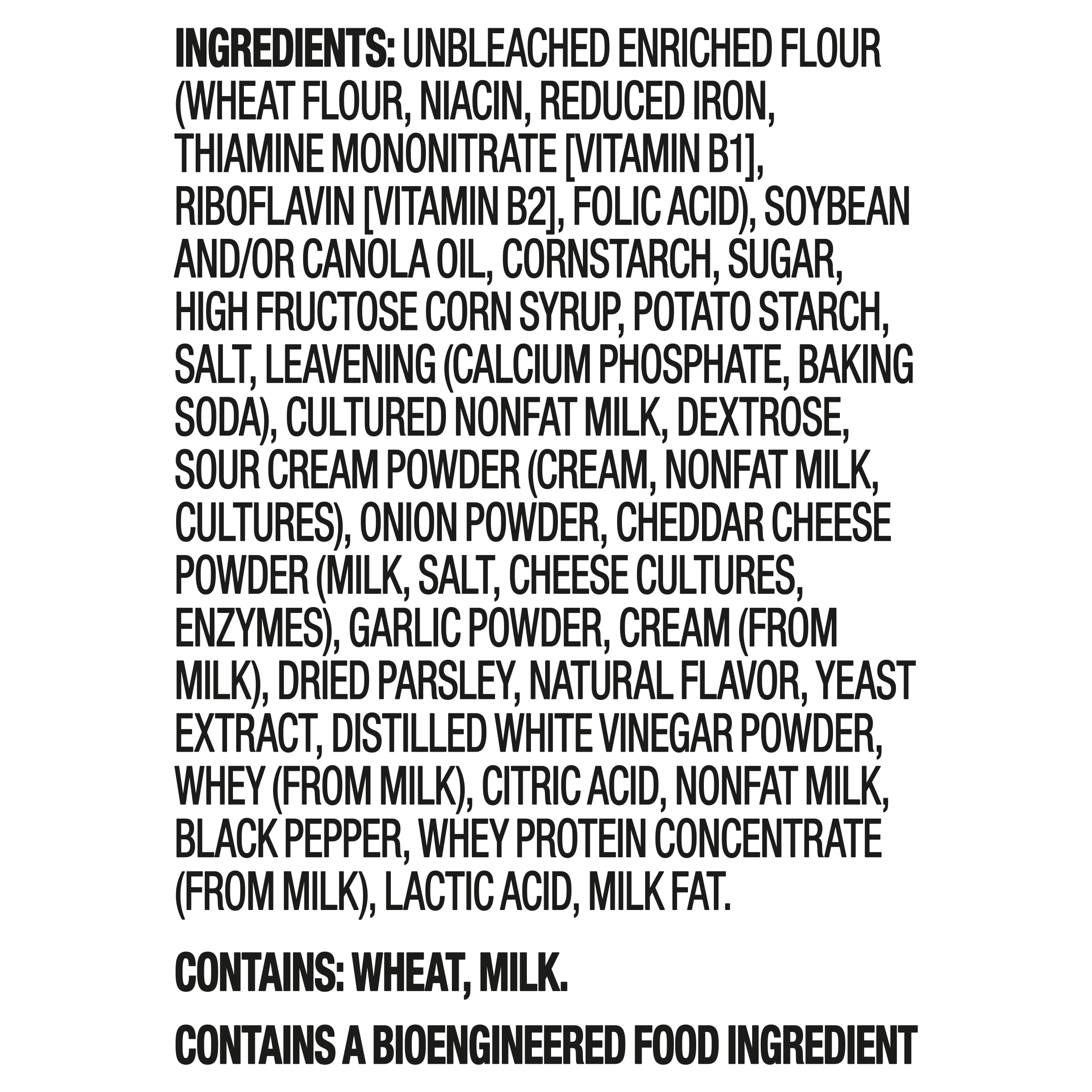 RITZ Toasted Chips Sour Cream and Onion Crackers, Party Snacks, 8.1 oz