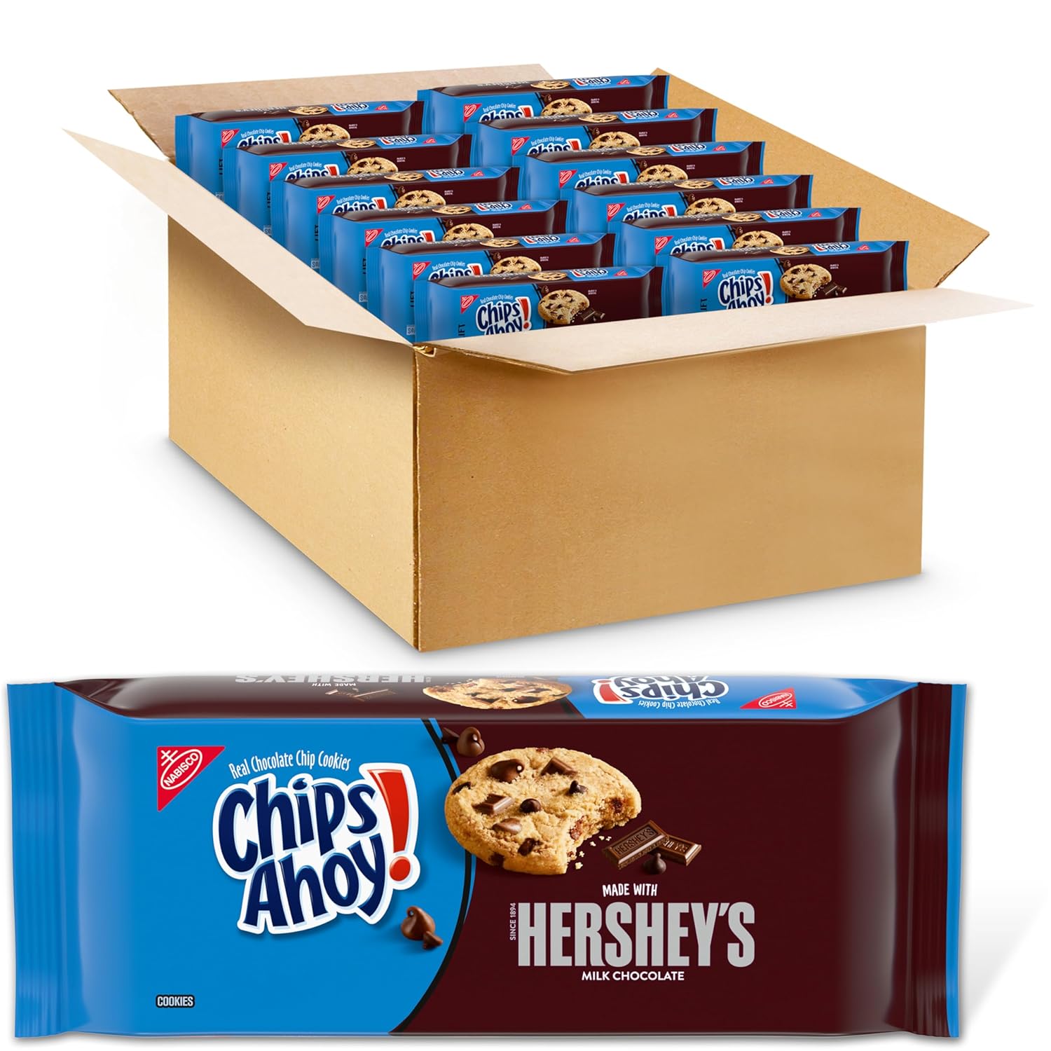 CHIPS AHOY! Hershey's Milk Chocolate Chip Cookies, 9.5 oz