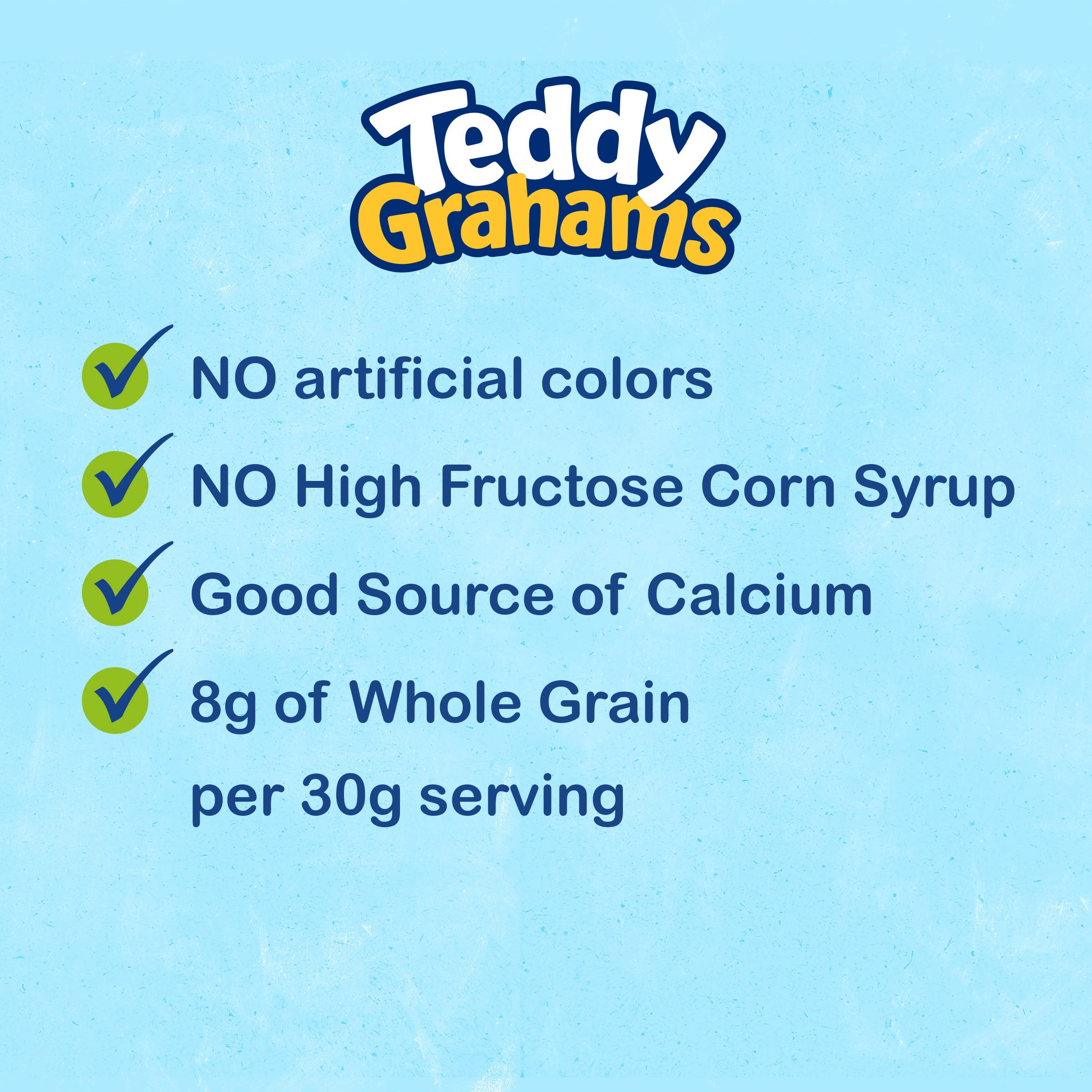 TEDDY GRAHAMS Chocolatey Chip Graham Snacks, Kids Snacks, 10 oz