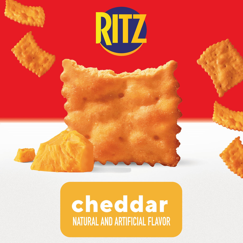 RITZ Toasted Chips Sour Cream and Onion Crackers, Party Snacks, 8.1 oz