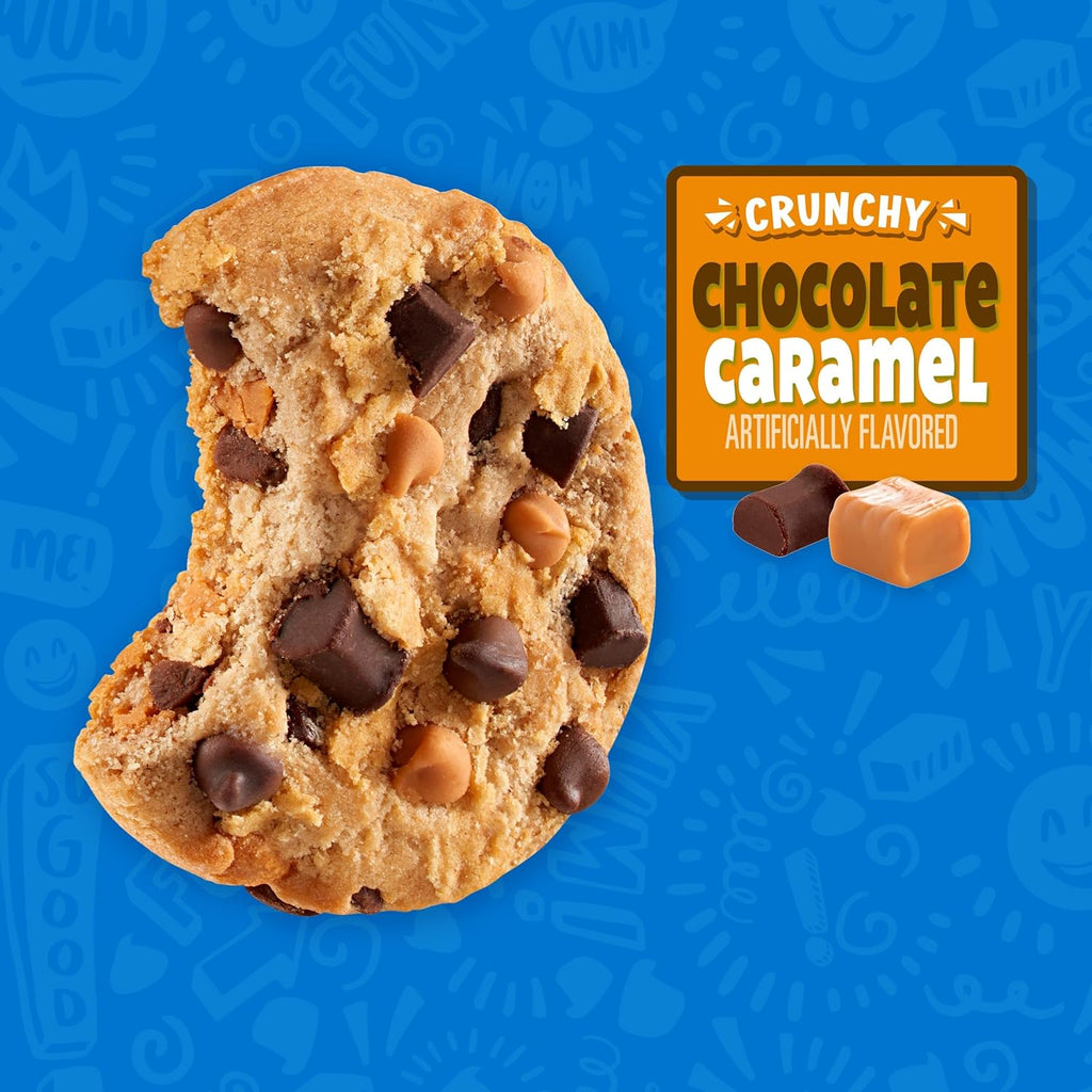 CHIPS AHOY! Crunchy Chocolate Caramel Chocolate Chip Cookies, Family Size, 13.88 oz