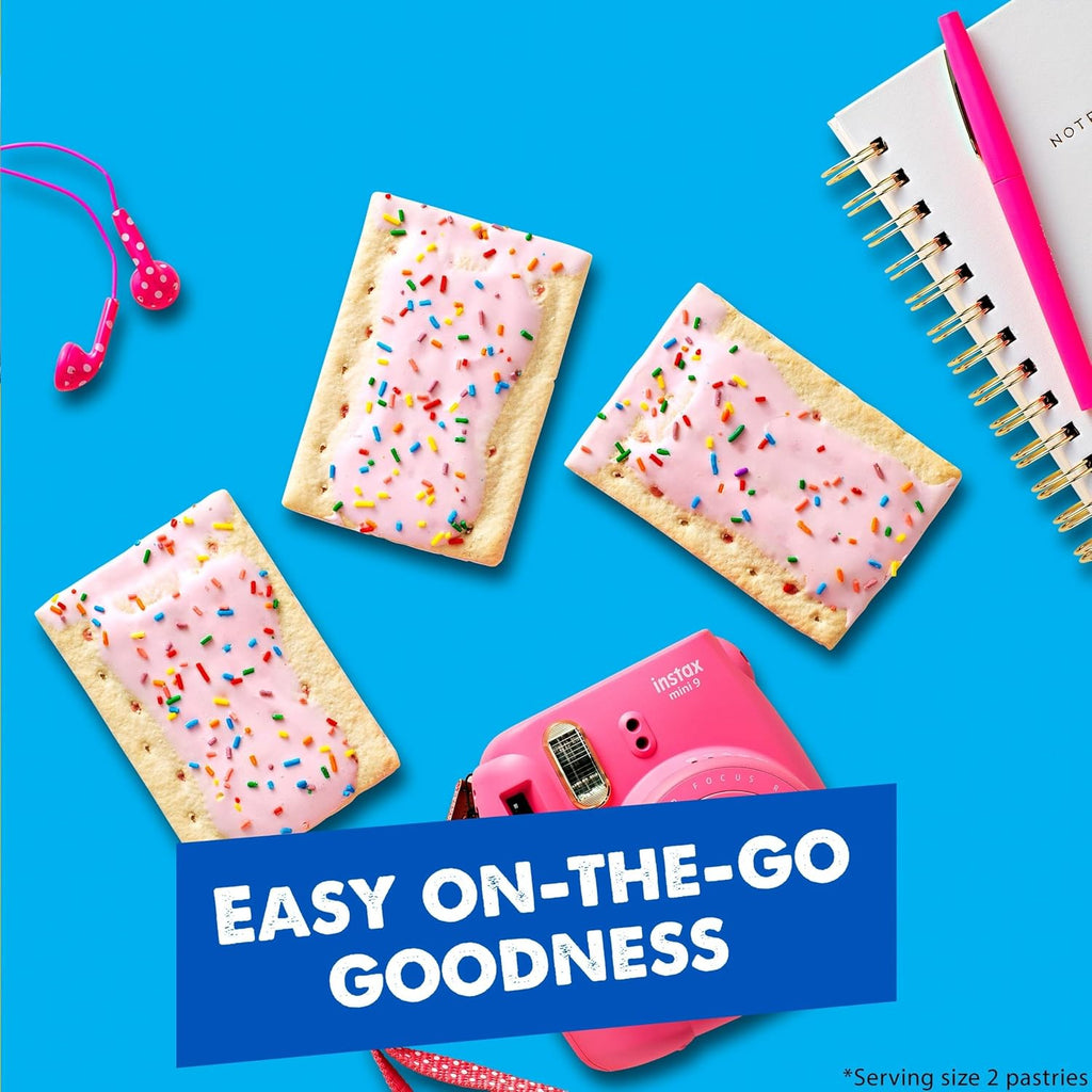 Pop-Tarts Toaster Pastries, Breakfast Foods, Kids Snacks, Frosted Strawberry Milkshake (8 Pop-Tarts)