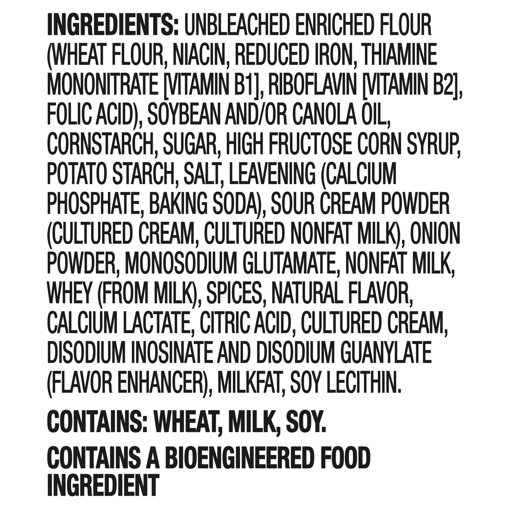 RITZ Toasted Chips Sour Cream and Onion Crackers, Party Snacks, 8.1 oz