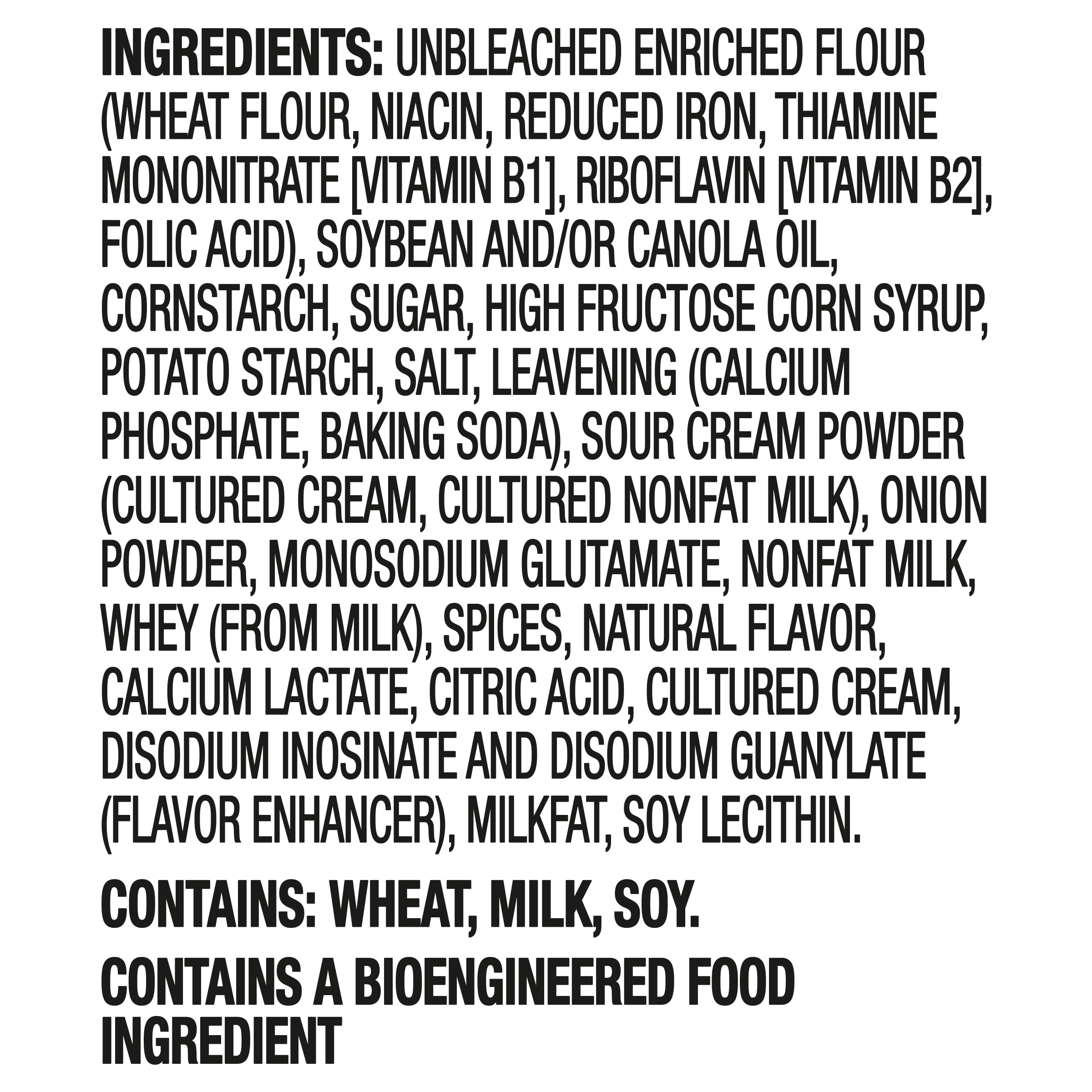 RITZ Toasted Chips Sour Cream and Onion Crackers, Party Snacks, 8.1 oz