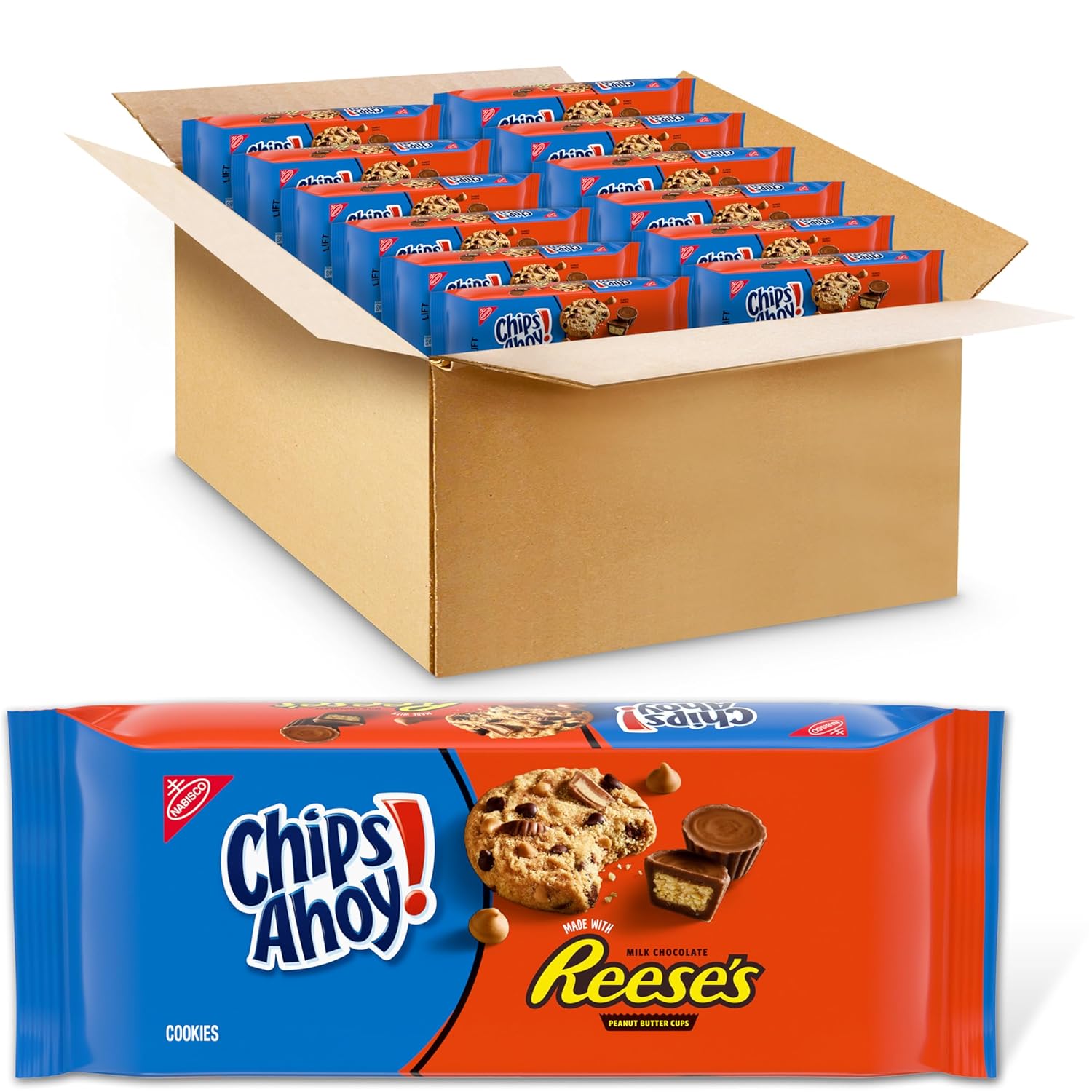 CHIPS AHOY! Hershey's Milk Chocolate Chip Cookies, 9.5 oz