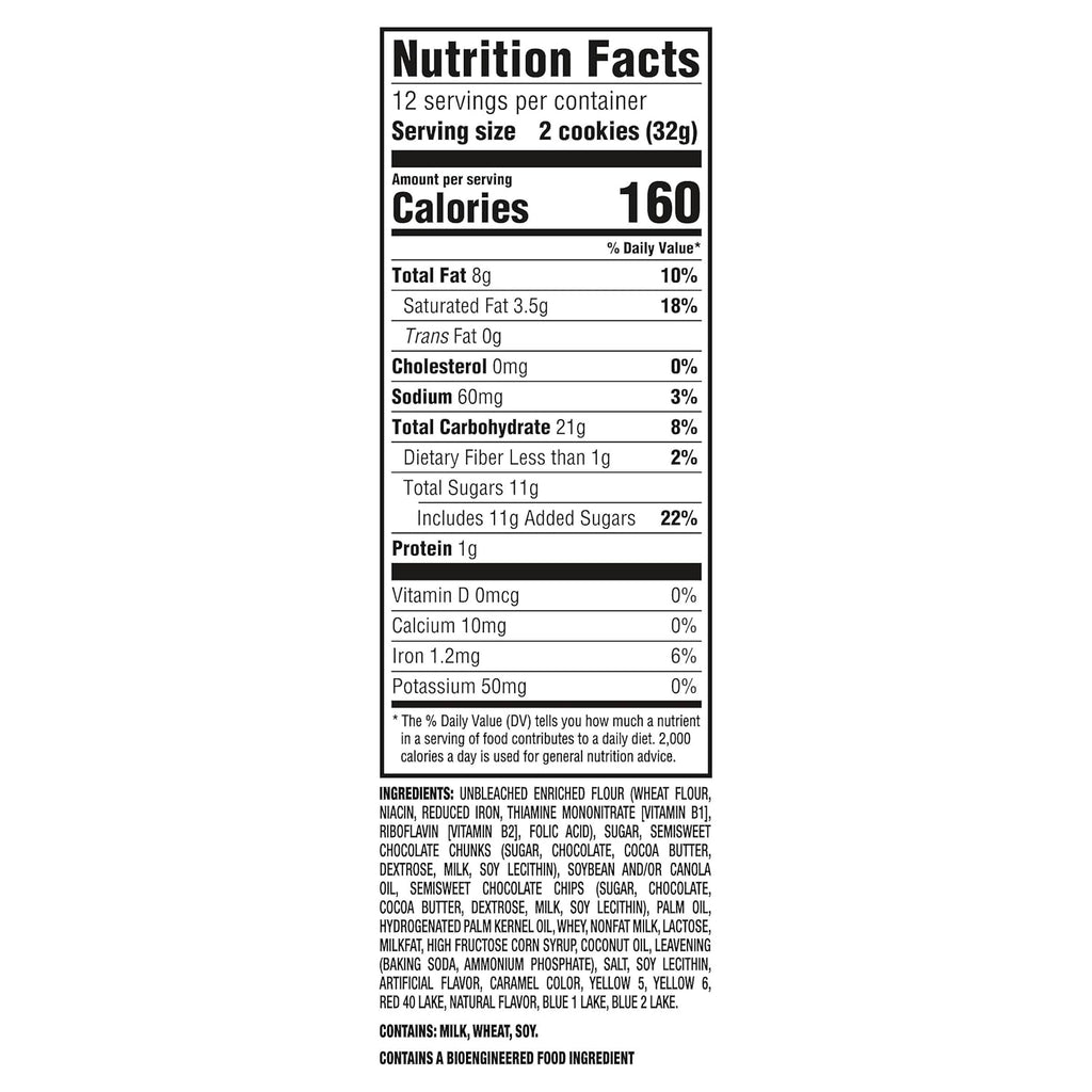 CHIPS AHOY! Crunchy Chocolate Caramel Chocolate Chip Cookies, Family Size, 13.88 oz