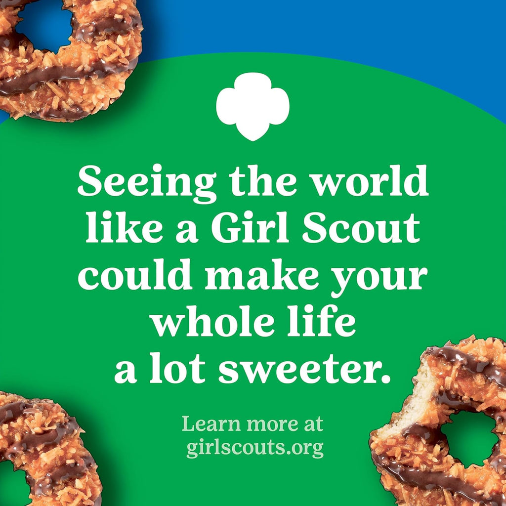 Pop-Tarts Girl Scout Toaster Pastries, Breakfast Foods, Kids Snacks, Frosted Coconut Caramel, 13.5oz Box (8 Pop-Tarts)