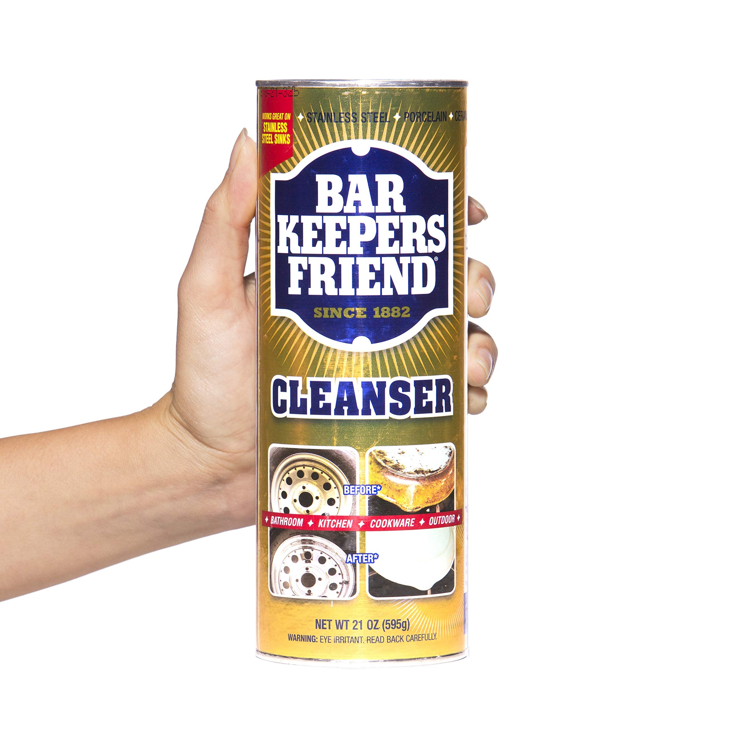 Bar Keepers Friend All-Purpose Cleaner & Polish 12 oz (Pack of 3)