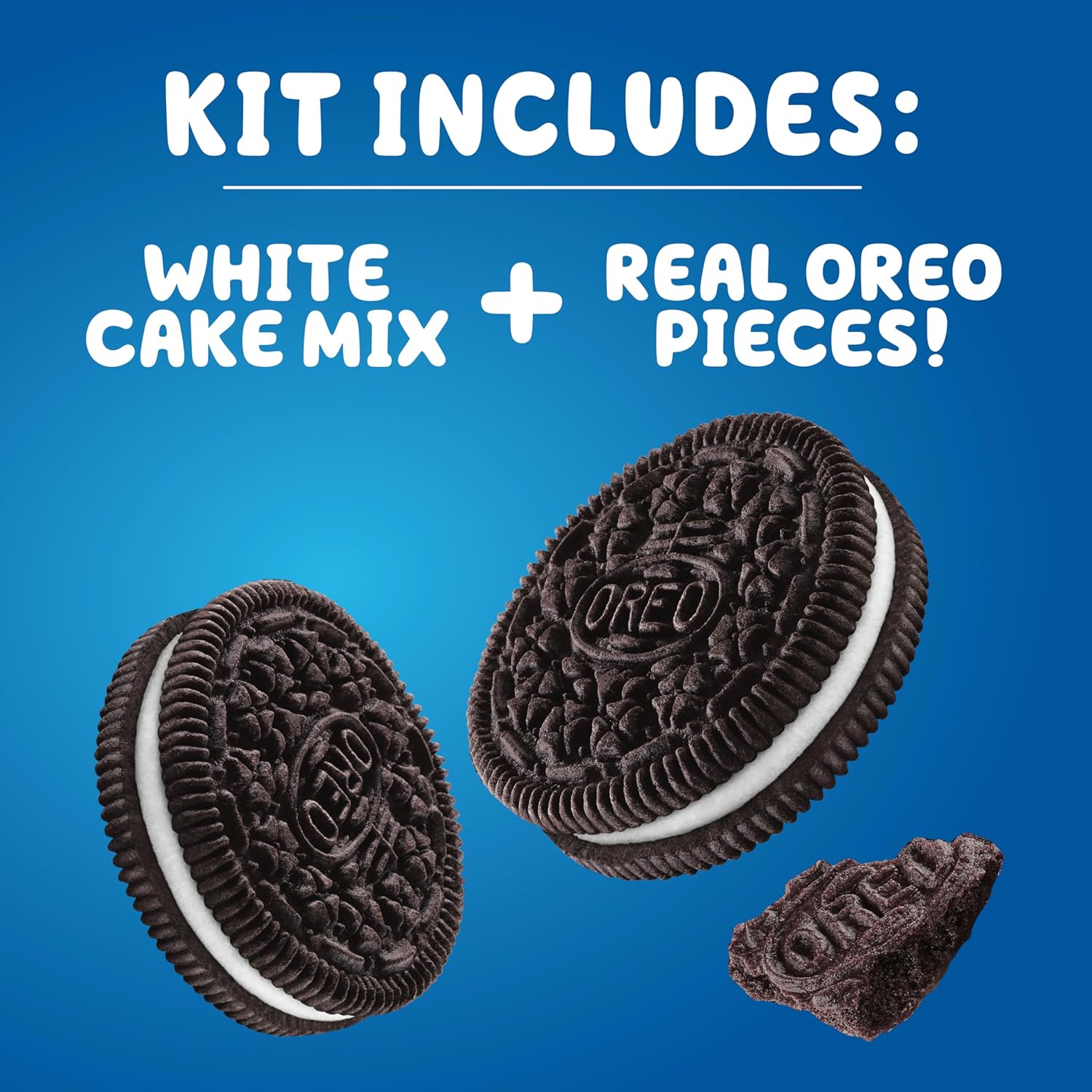 Betty Crocker OREO Lava Cake Mix, Chocolate Lava Cake Baking Mix With OREO Cookie Pieces, 8.3 oz