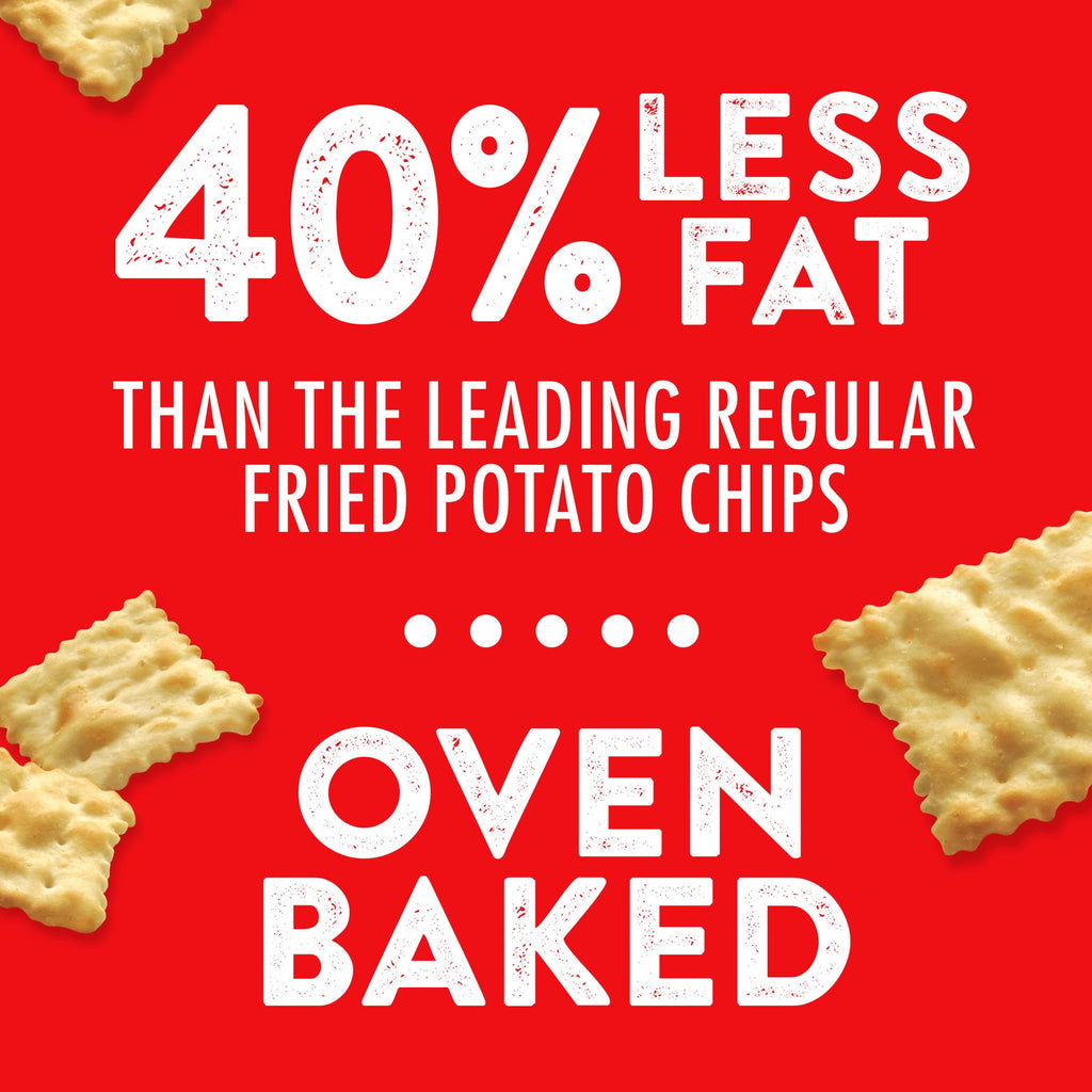 RITZ Toasted Chips Sour Cream and Onion Crackers, Party Snacks, 8.1 oz