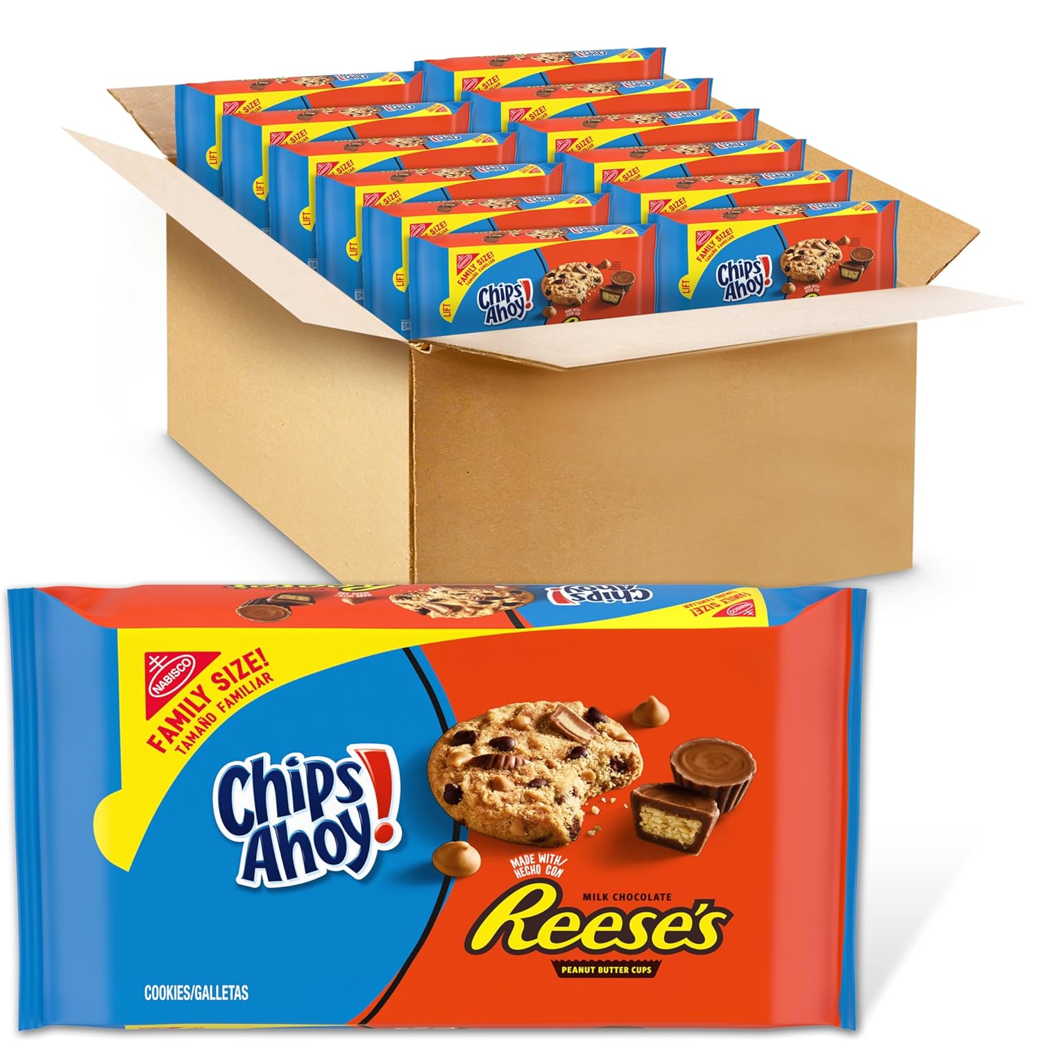 CHIPS AHOY! Hershey's Milk Chocolate Chip Cookies, 9.5 oz