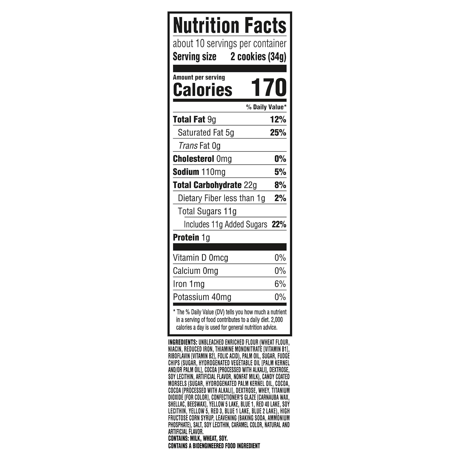 CHIPS AHOY! Hershey's Milk Chocolate Chip Cookies, 9.5 oz