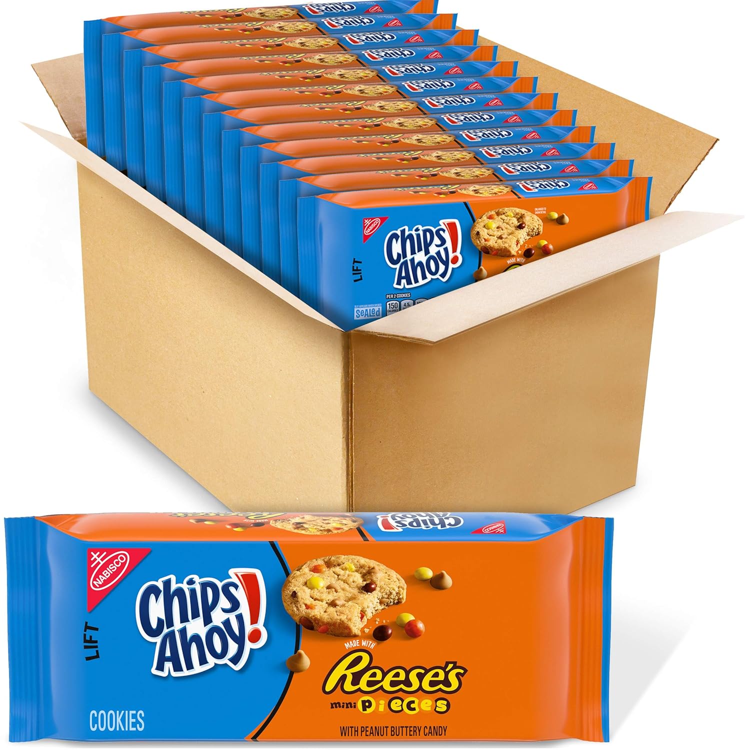 CHIPS AHOY! Hershey's Milk Chocolate Chip Cookies, 9.5 oz