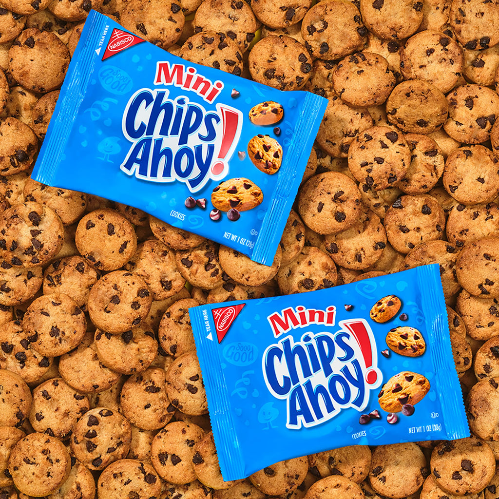 CHIPS AHOY! Mini Original Chocolate Chip Cookies, 10 Snack Packs